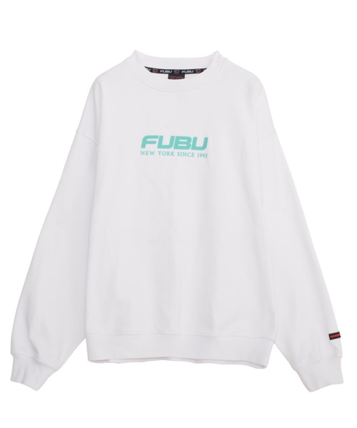 FUBU( フブ)の「FUBU フブ OG ロゴ プリント コットン クルーネック 裏毛 スウェット トレーナー(スウェット・メンズ・ブラック/ホワイト/ターコイズブルー・XXL/XL/L/M)」の17枚目の写真