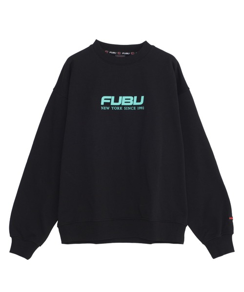 FUBU( フブ)の「FUBU フブ OG ロゴ プリント コットン クルーネック 裏毛 スウェット トレーナー(スウェット・メンズ・ブラック/ホワイト/ターコイズブルー・XXL/XL/L/M)」の18枚目の写真