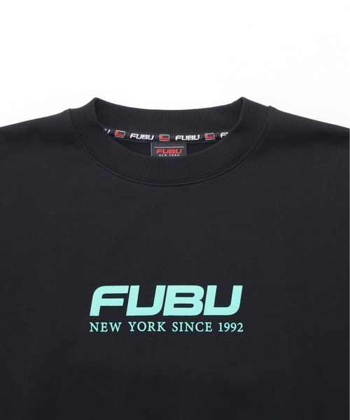 FUBU( フブ)の「FUBU フブ OG ロゴ プリント コットン クルーネック 裏毛 スウェット トレーナー(スウェット・メンズ・ブラック/ホワイト/ターコイズブルー・XXL/XL/L/M)」の7枚目の写真