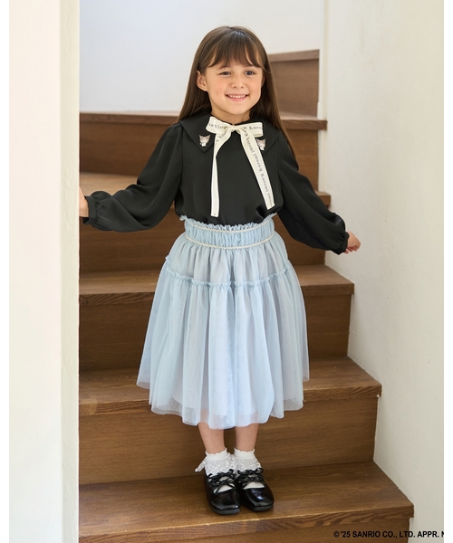 セール】ギャザーたっぷりチュールスカート（スカート）｜Lycee mine