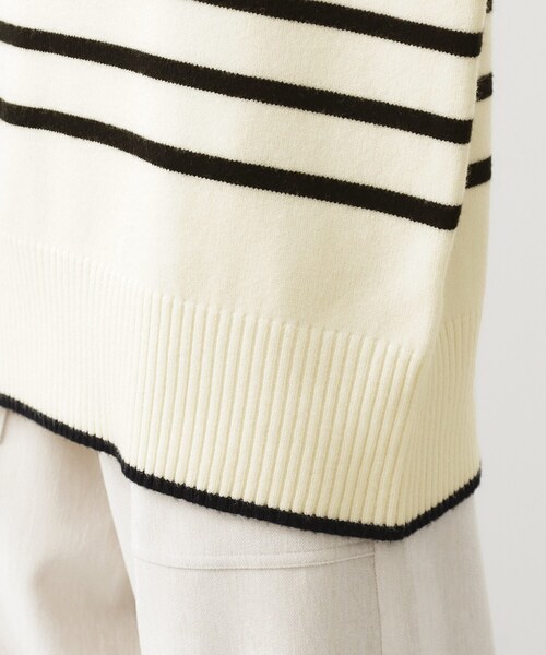 THE SHOP TK （ザ ショップ ティーケー ）の「【インしないで着られる】金ボタン ハイネックニット/毛玉になりにくい/静電気防止/洗濯機OK（ニット/セーター・レディース・ベージュ/ワインレッド/アイボリー系2/ブラック/グリーン系その他6・13/12）」の21枚目の写真