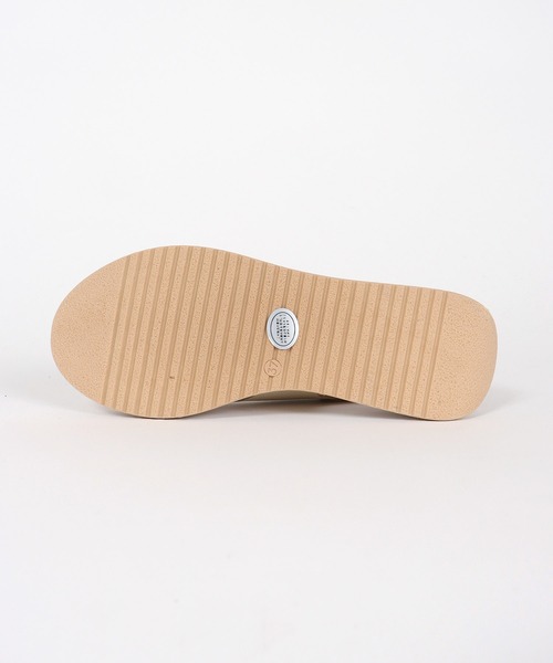 Jines（ジネス）の「クロスデザインサンダル【オーマイ サンダルズ/Oh my Sandals】（サンダル・レディース・アイボリー/ブラック・37/36）」の14枚目の写真