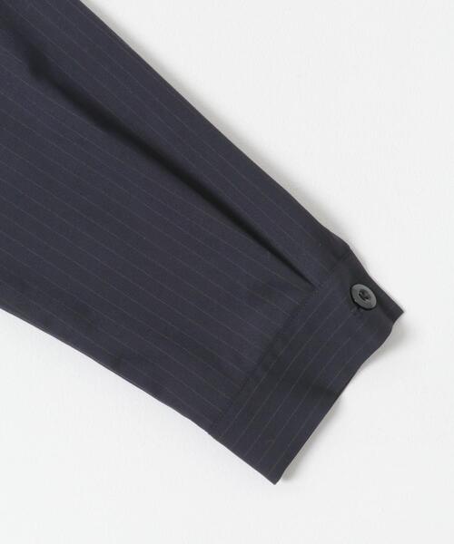 ITEMS URBANRESEARCH（アイテムズ アーバンリサーチ）の「Pinstripe Flyfront Jacket（その他アウター・メンズ・チャコールグレー/ブラック/ネイビー・MEDIUM/LARGE）」の8枚目の写真