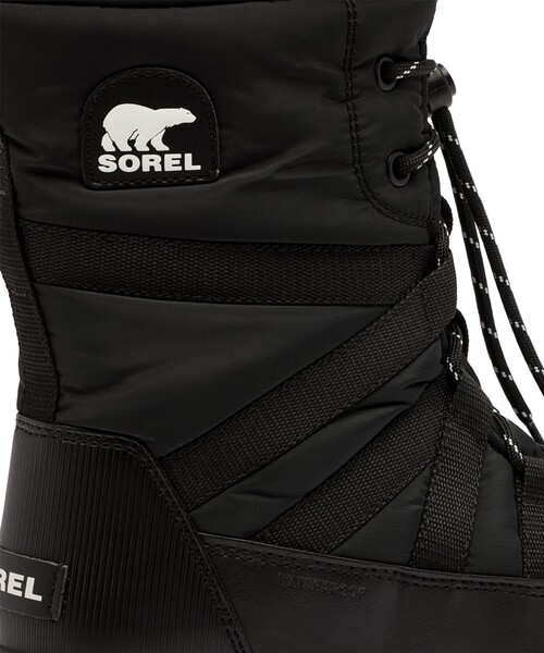 SOREL（ソレル）の「防滑 防水 防寒 SOREL／ウィットニー3 トール ウォータープルーフ スノーブーツ／ソレル（ブーツ・レディース・ブラック/ホワイト・23.5cm/25.5cm/25.0cm/26.0cm/22.5cm/24.0cm/24.5cm/23.0cm）」の8枚目の写真
