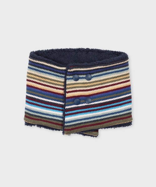 Paul Smith ファー ネックウォーマー ジュニア マルチボーダー ネックウォーマー / 893174 2953407（ネック