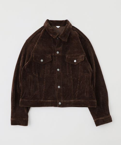 417 EDIFICE(フォーワンセブンエディフィス)の「メランジ コーデュロイ Gジャン(その他アウター・メンズ・ブラウン/ホワイト/ブラック/ブルー・LARGE/MEDIUM)」の12枚目の写真