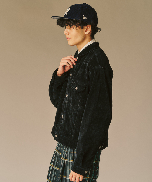 417 EDIFICE(フォーワンセブンエディフィス)の「メランジ コーデュロイ Gジャン(その他アウター・メンズ・ブラウン/ホワイト/ブラック/ブルー・LARGE/MEDIUM)」の17枚目の写真