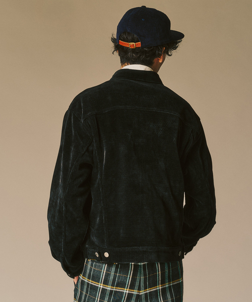 417 EDIFICE(フォーワンセブンエディフィス)の「メランジ コーデュロイ Gジャン(その他アウター・メンズ・ブラウン/ホワイト/ブラック/ブルー・LARGE/MEDIUM)」の16枚目の写真