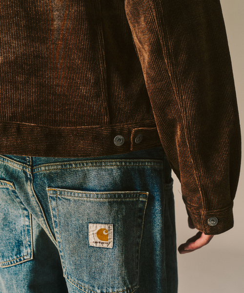 417 EDIFICE(フォーワンセブンエディフィス)の「メランジ コーデュロイ Gジャン(その他アウター・メンズ・ブラウン/ホワイト/ブラック/ブルー・LARGE/MEDIUM)」の8枚目の写真