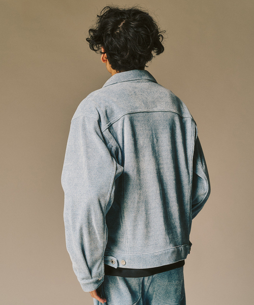 417 EDIFICE(フォーワンセブンエディフィス)の「メランジ コーデュロイ Gジャン(その他アウター・メンズ・ブラウン/ホワイト/ブラック/ブルー・LARGE/MEDIUM)」の15枚目の写真