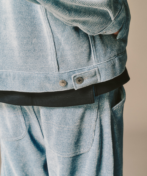 417 EDIFICE(フォーワンセブンエディフィス)の「メランジ コーデュロイ Gジャン(その他アウター・メンズ・ブラウン/ホワイト/ブラック/ブルー・LARGE/MEDIUM)」の18枚目の写真