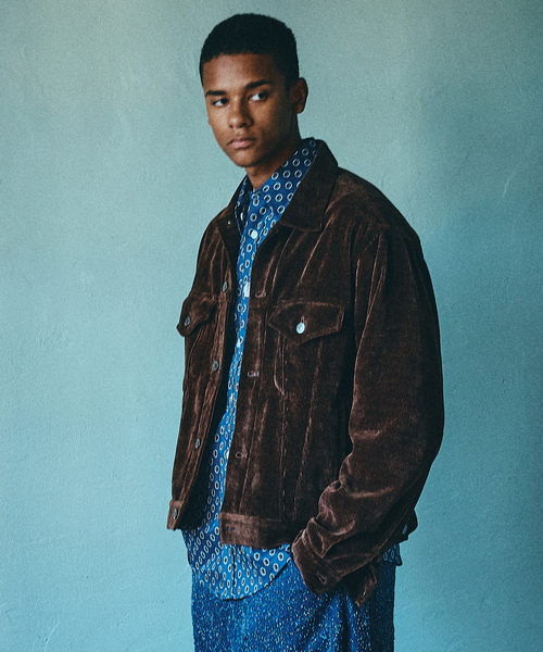 417 EDIFICE(フォーワンセブンエディフィス)の「メランジ コーデュロイ Gジャン(その他アウター・メンズ・ブラウン/ホワイト/ブラック/ブルー・LARGE/MEDIUM)」の11枚目の写真