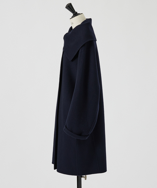 Rouge vif(ルージュヴィフ)の「ウール混オーバーカラーリバーコート(その他アウター・レディース・チャコールグレー/ネイビー・フリー)」の8枚目の写真