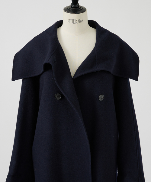 Rouge vif(ルージュヴィフ)の「ウール混オーバーカラーリバーコート(その他アウター・レディース・チャコールグレー/ネイビー・フリー)」の11枚目の写真