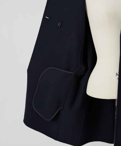 Rouge vif(ルージュヴィフ)の「ウール混オーバーカラーリバーコート(その他アウター・レディース・チャコールグレー/ネイビー・フリー)」の21枚目の写真