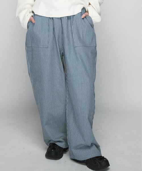 JACKROSE（ジャックローズ）の「JE-SELECT-ヒッコリー PIGMENT PANT（その他パンツ・メンズ・ダークインディゴブルー/ライトインディゴブルー・FREE）」の8枚目の写真