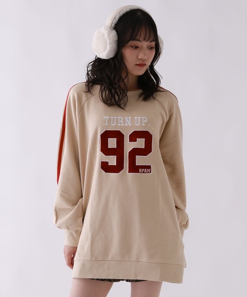 repipi armario（レピピ アルマリオ）の「ナンバリングワンピース（ワンピース・キッズ・スミクロ/ベージュ/ネイビー・SMALL/MEDIUM/LARGE）」の19枚目の写真