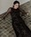 ANDRESD�i�A���h���X�h�j�́u���[�t�G���u���C�_���[�o�b�N�f�U�C���h���X / leaf embroidery back design dress�i�h���X�j�v�b�u���b�N