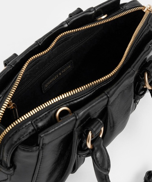 Britton ブリットン ルーシュドトップハンドルトートバッグ（トート