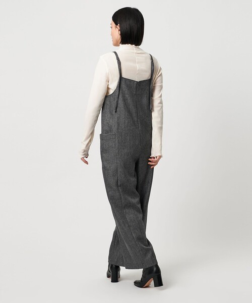 A DAY IN THE LIFE UNITED ARROWS（アデイインザライフユナイテッドアローズ）の「ツイードライク オールインワン ＜A DAY IN THE LIFE＞（サロペット/オーバーオール・レディース・ブラウン系/ダークグレー/コバルトブルー・FREE）」の5枚目の写真