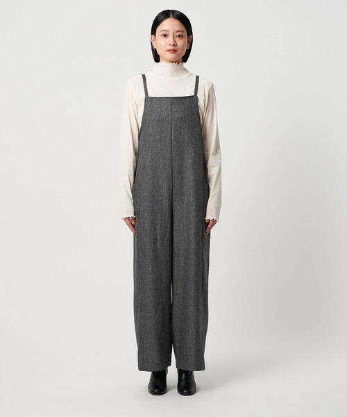 A DAY IN THE LIFE UNITED ARROWS（アデイインザライフユナイテッドアローズ）の「ツイードライク オールインワン ＜A DAY IN THE LIFE＞（サロペット/オーバーオール・レディース・ブラウン系/ダークグレー/コバルトブルー・FREE）」の6枚目の写真