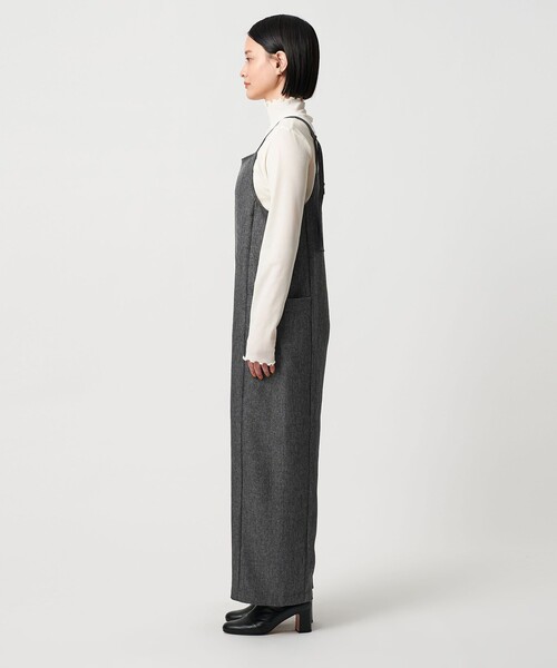 A DAY IN THE LIFE UNITED ARROWS（アデイインザライフユナイテッドアローズ）の「ツイードライク オールインワン ＜A DAY IN THE LIFE＞（サロペット/オーバーオール・レディース・ブラウン系/ダークグレー/コバルトブルー・FREE）」の7枚目の写真