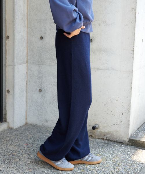 OUTDOOR PRODUCTS（アウトドアプロダクツ）の「ルーズニットパンツ（スラックス・レディース・グレー/ネイビー・FREE）」の16枚目の写真