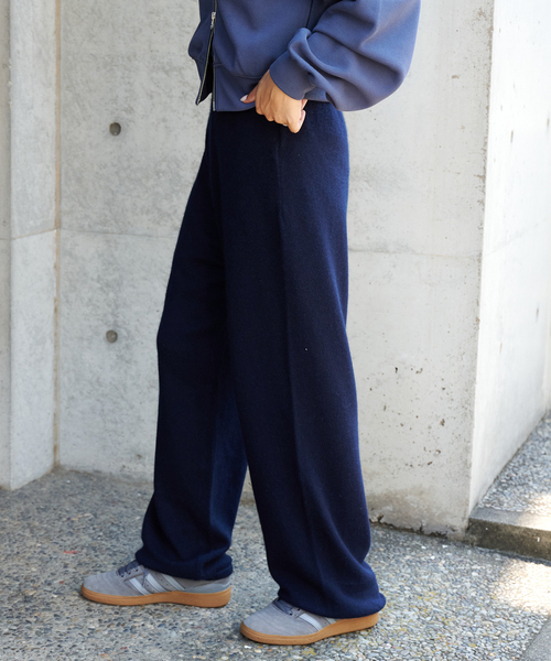 OUTDOOR PRODUCTS（アウトドアプロダクツ）の「ルーズニットパンツ（スラックス・レディース・グレー/ネイビー・FREE）」の19枚目の写真