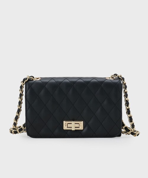 キルティングチェーンショルダー