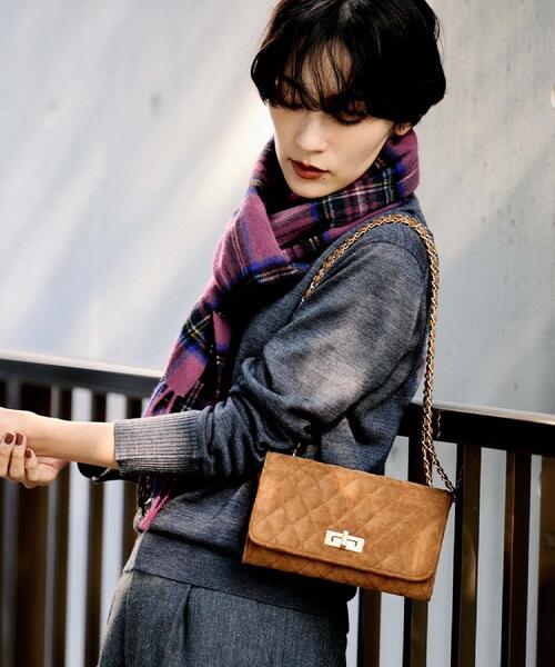 UNTITLED（アンタイトル）の「キルティングチェーンショルダー（ショルダーバッグ・レディース・ナチュラル/ブラック/キャメル・99）」の21枚目の写真