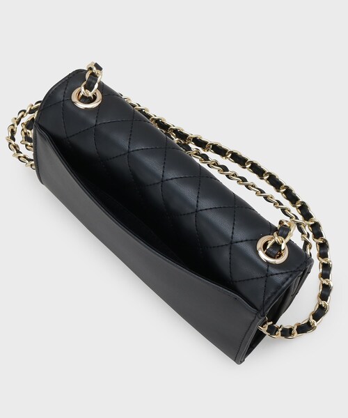 UNTITLED（アンタイトル）の「キルティングチェーンショルダー（ショルダーバッグ・レディース・ナチュラル/ブラック/キャメル・99）」の13枚目の写真