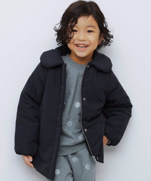 BRANSHES（ブランシェス）の「【b.+A】金子綾/中綿コート（ブルゾン・キッズ・カラフル/ネイビー・100/150/90/130/110/120/140）」の2枚目の写真