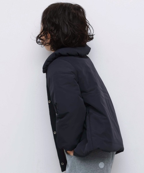 BRANSHES（ブランシェス）の「【b.+A】金子綾/中綿コート（ブルゾン・キッズ・カラフル/ネイビー・100/150/90/130/110/120/140）」の7枚目の写真