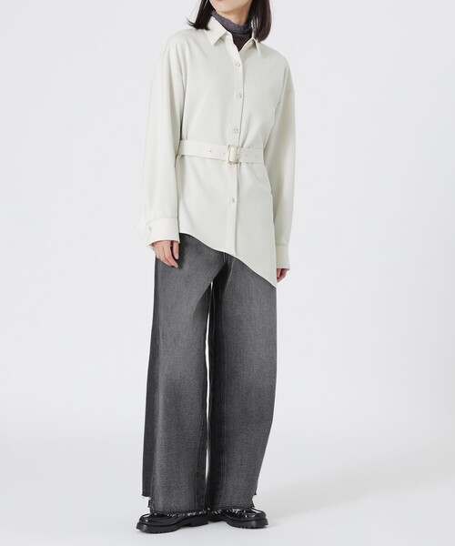 LOVELESS(ラブレス)の「リコンストラクトバギーデニム(デニムパンツ・レディース・ブルー系その他3/グレー系その他・36/38/34)」の6枚目の写真