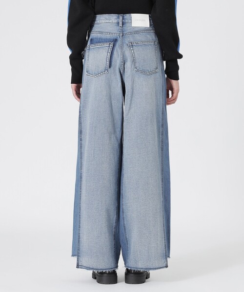 LOVELESS(ラブレス)の「リコンストラクトバギーデニム(デニムパンツ・レディース・ブルー系その他3/グレー系その他・36/38/34)」の12枚目の写真