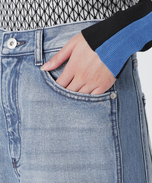 LOVELESS(ラブレス)の「リコンストラクトバギーデニム(デニムパンツ・レディース・ブルー系その他3/グレー系その他・36/38/34)」の13枚目の写真