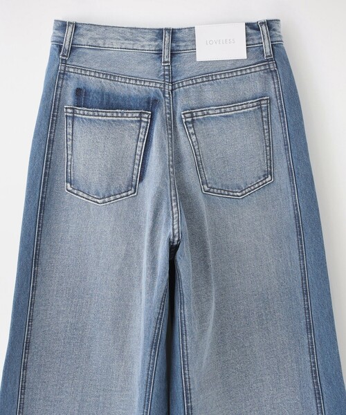 LOVELESS(ラブレス)の「リコンストラクトバギーデニム(デニムパンツ・レディース・ブルー系その他3/グレー系その他・36/38/34)」の17枚目の写真