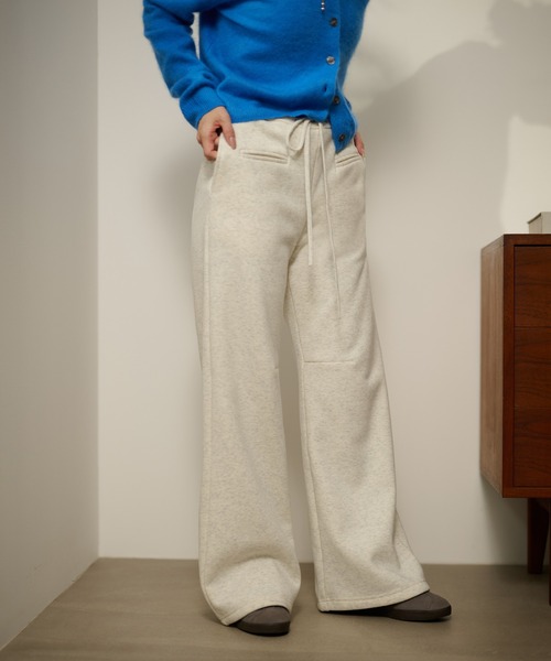 LAULEN(ローレン)の「cotton blend sweat boa pants /コットンブレンドスウェットボアパンツ(スウェットパンツ・レディース・ベージュ系1/グレー系2/ブラウン系1/ベージュ系2/ブラック系1/グレー系1/ブラック系2/ブラウン系2・S/M)」の17枚目の写真