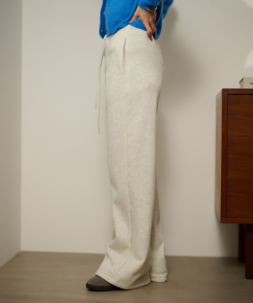 LAULEN(ローレン)の「cotton blend sweat boa pants /コットンブレンドスウェットボアパンツ(スウェットパンツ・レディース・ベージュ系1/グレー系2/ブラウン系1/ベージュ系2/ブラック系1/グレー系1/ブラック系2/ブラウン系2・S/M)」の15枚目の写真