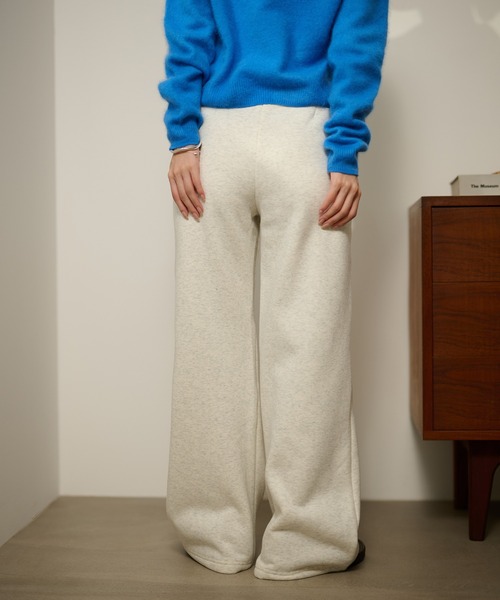 LAULEN(ローレン)の「cotton blend sweat boa pants /コットンブレンドスウェットボアパンツ(スウェットパンツ・レディース・ベージュ系1/グレー系2/ブラウン系1/ベージュ系2/ブラック系1/グレー系1/ブラック系2/ブラウン系2・S/M)」の14枚目の写真
