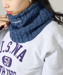 Champion（チャンピオン）の「【Champion】ケーブル編み裏フリースニットネックウォーマー　788-0054（ネックウォーマー/スヌード・メンズ）」