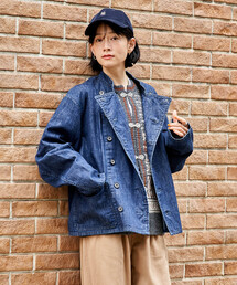 FREAK'S STORE(t[NXXgA)Mechanic Jacket Denim/JjbNWPbg fj(fjWPbg)