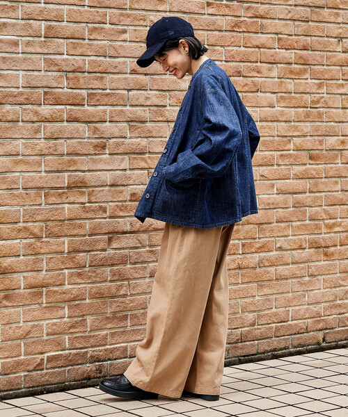 FREAK'S STORE（フリークスストア）の「Mechanic Jacket Denim/メカニックジャケット デニム（デニムジャケット・レディース・ブルー・X-LARGE/SMALL）」の17枚目の写真