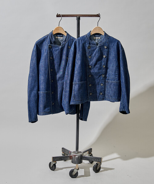 FREAK'S STORE（フリークスストア）の「Mechanic Jacket Denim/メカニックジャケット デニム（デニムジャケット・レディース・ブルー・X-LARGE/SMALL）」の5枚目の写真