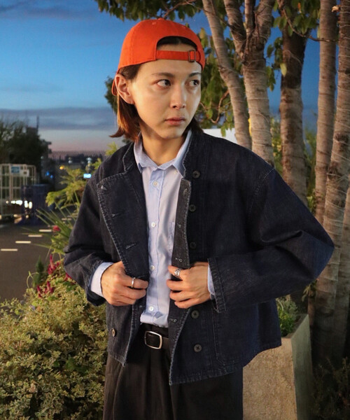 FREAK'S STORE（フリークスストア）の「Mechanic Jacket Denim/メカニックジャケット デニム（デニムジャケット・レディース・ブルー・X-LARGE/SMALL）」の12枚目の写真