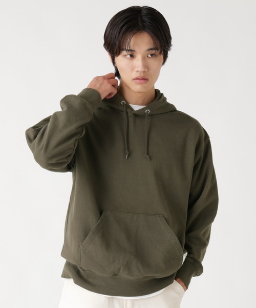 Alpha Industries（アルファインダストリーズ）の「Alpha Industries/アルファインダストリーズ/PLAIN HOODIE/プレーン フーディー（パーカー・メンズ・ネイビー/その他5/グレー/ブラック/オリーブ系・L/M/S/2XL/XL）」の3枚目の写真