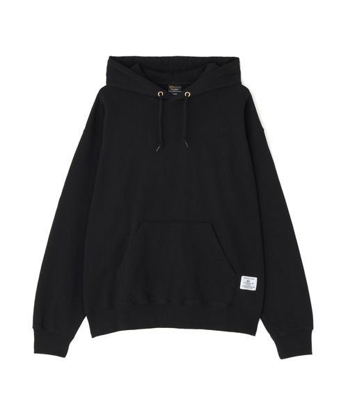 Alpha Industries（アルファインダストリーズ）の「Alpha Industries/アルファインダストリーズ/PLAIN HOODIE/プレーン フーディー（パーカー・メンズ・ネイビー/その他5/グレー/ブラック/オリーブ系・L/M/S/2XL/XL）」の6枚目の写真