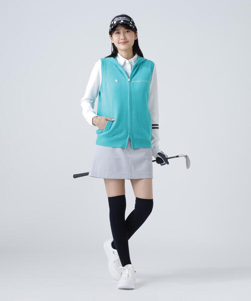 PEARLY GATES パーリーゲイツ★スカート＆ジップカーディガンのセット セール】【PEARLY GATES】テックスブリッドジャージー5ポケット