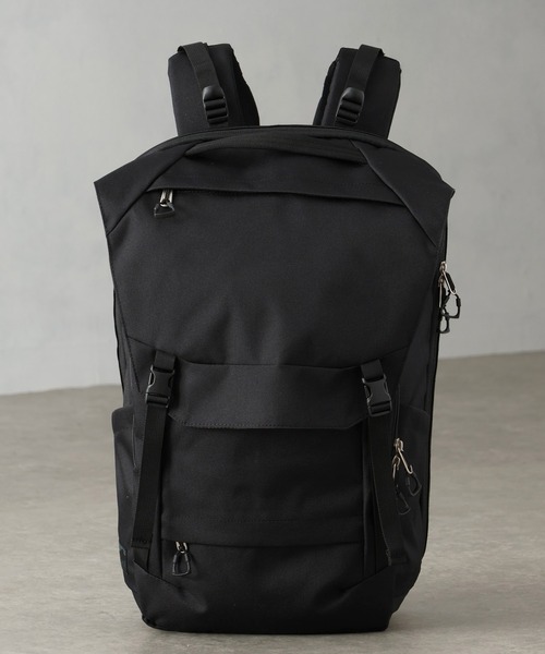 Overland(オーバーランド)の「【OverLand EQUIPMENT/オーバーランドイクイップメント】FLAP BACK PACK / フラップ バック パック(約20L)(バックパック/リュック・メンズ・ブラック・FREE)」の11枚目の写真