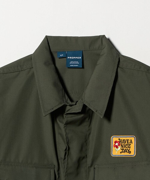 PROPPER(プロッパー)の「<PROPPER>BDU MY HERO JACKET(ミリタリージャケット・メンズ・オリーブ/ブラック・XL/L/M)」の4枚目の写真